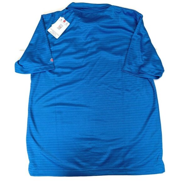 Creighton Bluejays Mens Size M Performance SS Golf Polo Shirt Blue Champion - Picture 4 of 5